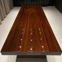 Size: 250 * 92 * 8 Okan solid wood large plate log tea table tea table WHOLE TABLE OFFICE OWNER TABLE 2 m 5