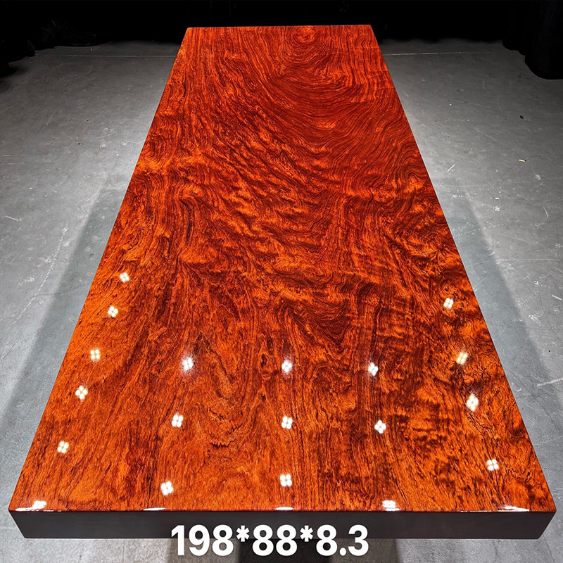 Size: 198-88-8 3 bawflower solid wood large plate