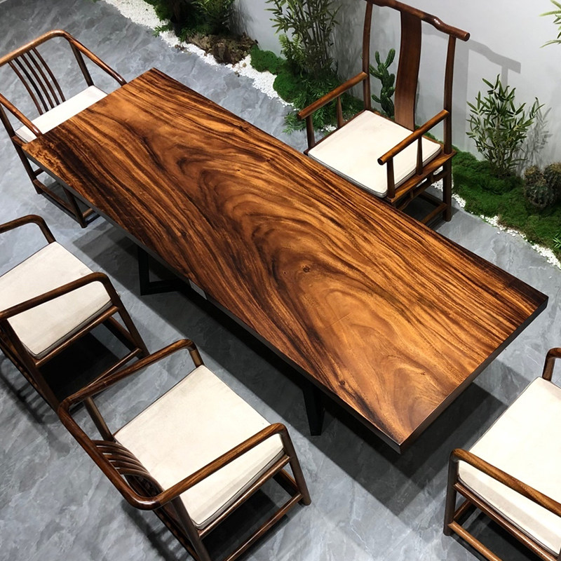 Dimensions: 258 * 86 * 6 8 South American walnuts wood solid wood large plate table desk desk desk tea table brief modern wind