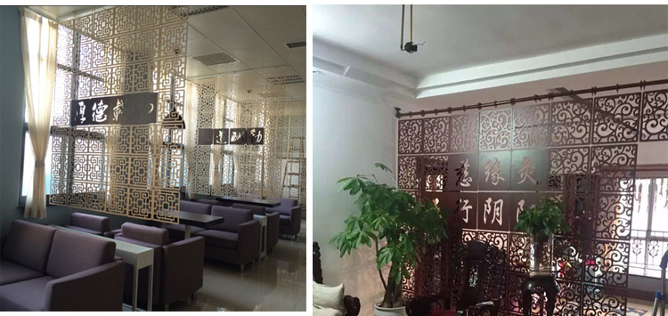 Thẩm mỹ viện Trung Quốc phòng trà gấp phân vùng trang trí phân vùng phòng khách rỗng Tùy chỉnh treo màn hình hiên phân vùng - Màn hình / Cửa sổ mẫu song cửa sổ gỗ đẹp