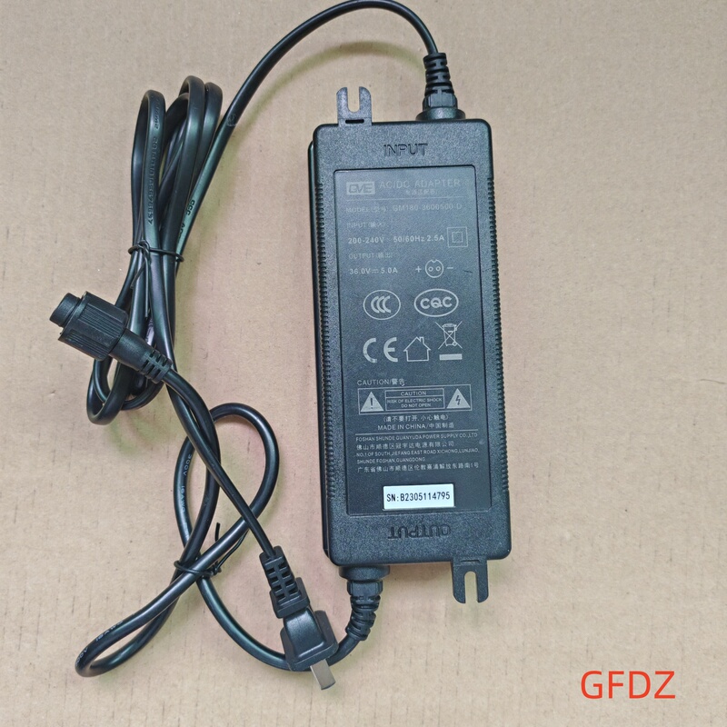 Original Gve Midea Water Purifier 36V5A Power Adapter Cable Gm180-3600500-D Two-Pin Large Round Port