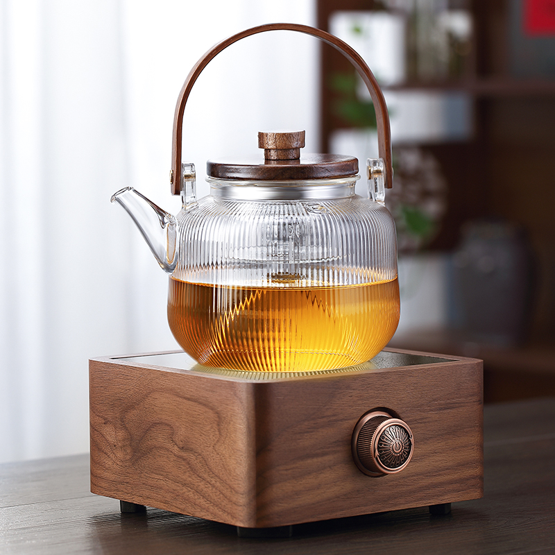 Electric pottery tea cooker set glass beam cooking teapot large capacity Japanese cooking tea oven office