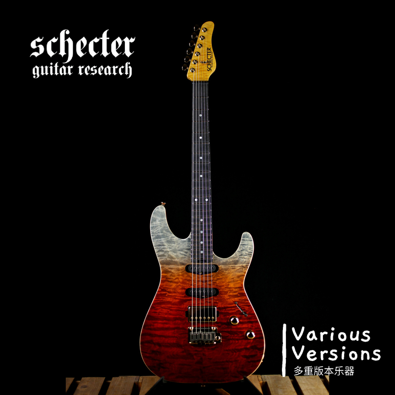 National Bank Spot Nissan Schecter Scott California Classic Bengal Faded Electric Guitar