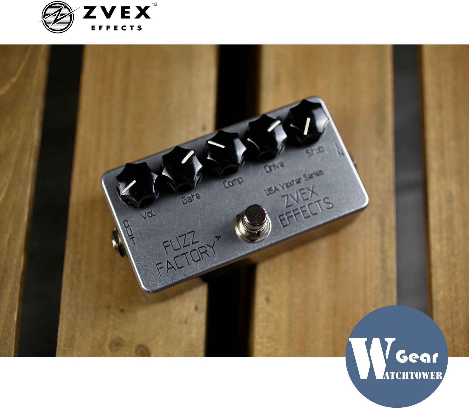 ZVEX Z Vex USA Vexter Fuzz Factory is the product of a single block effect