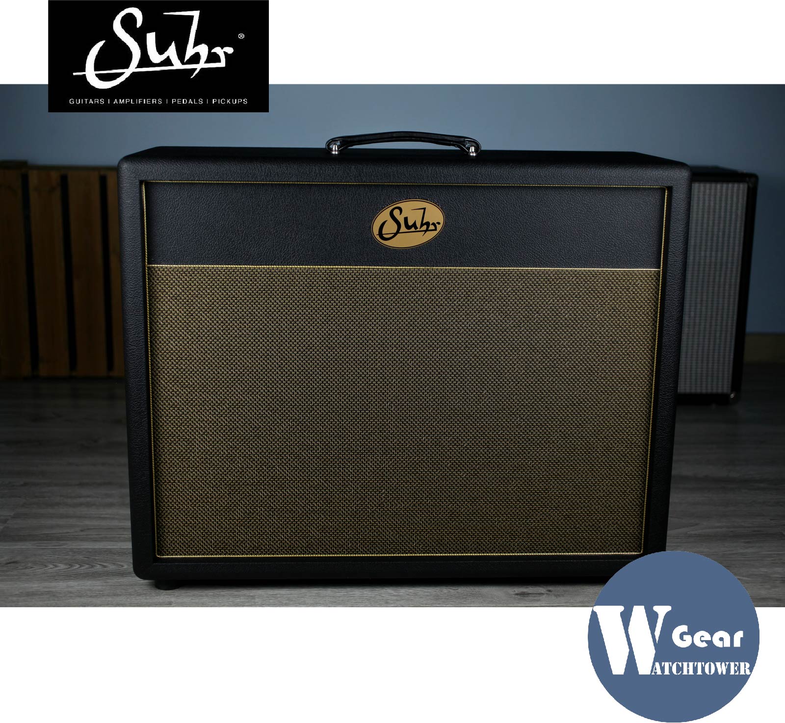 Suhr 212 Partially Open Back electric guitar open back box Weber Magnetic Steel Ceramic Horn