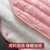 Зимний жилет с пухом, флисовая майка топ, плащ, пуховик, для среднего возраста, большой размер