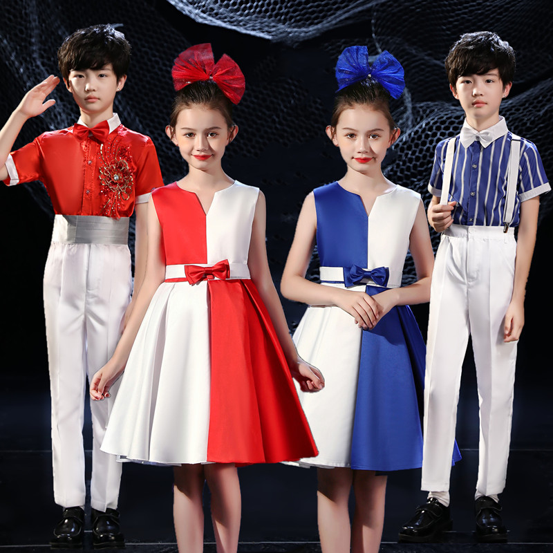 Children's chorus costumes on June 1