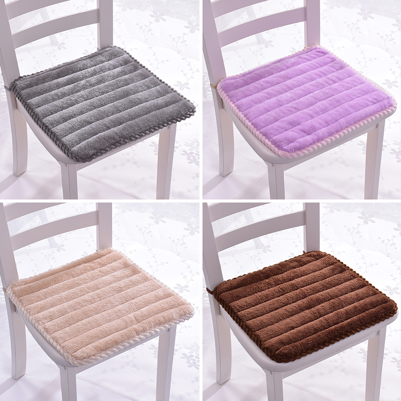 Warm cushion chair cushion chair cushion office fart cushion dining chair cushion student stool cushion trapezoidal winter plush