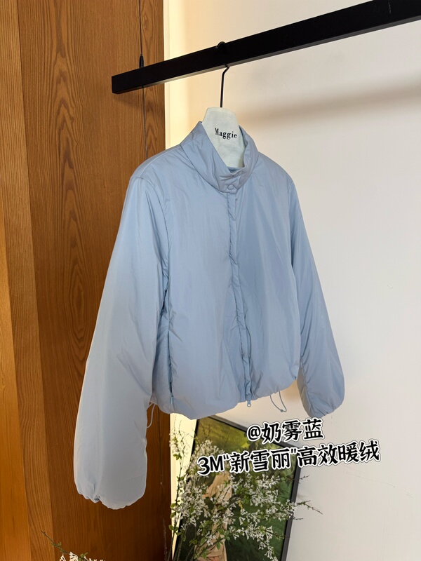 Xinyi Maggie|3M “Thinsulate” High-Efficiency Warm Fleece|Stand Collar Solid Color Lightweight Warm Cotton Jacket Xinyi Maggie|3M “Thinsulate” High-Efficiency Warm Fleece|Stand Collar Solid Color Lightweight Warm Cotton Jacket