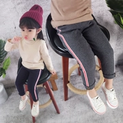 Quần legging nữ mùa thu đông 2018 phiên bản Hàn Quốc mới cộng với quần nhung dày ấm áp quần bé gái 1-3-5 tuổi 4