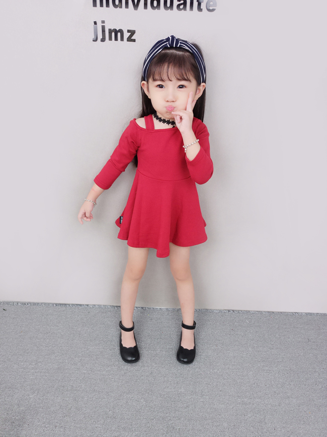 Váy bé gái mùa thu 2018 mới cho bé váy bé công chúa phiên bản Hàn Quốc của váy bé gái 3-4 tuổi 5 thủy triều váy đầm cho be gái 14 tuổi