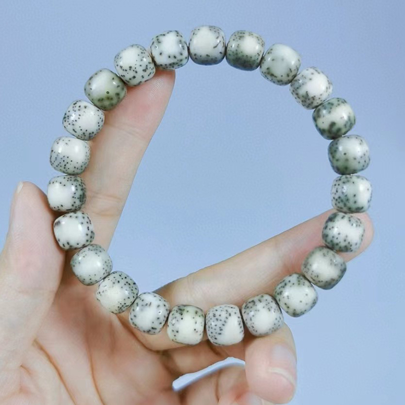 Tibetan-Style Bodhi Seed Single-Circle Natural Bracelet for Men and Women, Buddhist Prayer Beads, Star and Moon Bodhi, Original Natural Stone and Jade Material, River Dolphin Tibetan-Style Bodhi Seed Single-Circle Natural Bracelet for Men and Women, Buddhist Prayer Beads, Star and Moon Bodhi, Original Natural Stone and Jade Material, River Dolphin