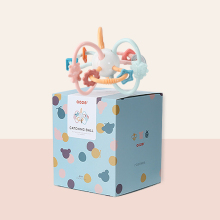 【澳培】婴儿抚触球曼哈顿手抓球