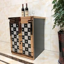 KTV amplifier cabinet bar box karaoke cabinet household stainless steel edge equipment cabinet entertainment club karaoke table