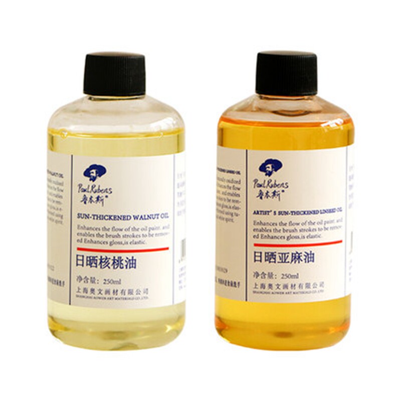 Rubens sun tanned linseed oil refined linseed oil sun tanned walnut oil sunflower oil artist grade medium