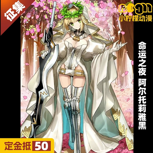 Судьба/грандиозный заказ FGO Flower Marging Nero FGO Tyrant Wedding Game Полная одежда
