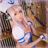 Spot Super Sony Sailor Clothing Busty Maval Style Cosplay Женская 5 кусочков женской одежды приветствует настройку
