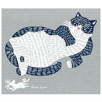 Japan Kata Kitchen Water Absorbent Sponge Rag German Kitty Dog Bear Drain water control Baise