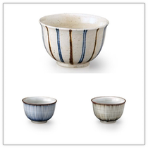 Japan Wangu burning ceramic clay small bowl rice bowl soup bowl tea bowl wine bowl ten grass