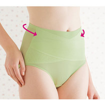 Japanese cecile simple style belly cross pressurized belly panties easy and comfortable belly pants