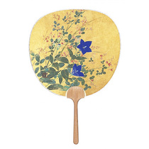 Japanese Big Group fan flower hand-painted bamboo and paper traditional handicraft fan personality gift
