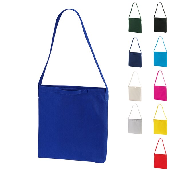 Japan United Athle 14 3OZ Dual-use shoulder side-back portable canvas bag Japanese solid color