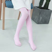 Childrens dance socks for girls dance stockings Spring and summer pantyhose white thin baby plus velvet practice base