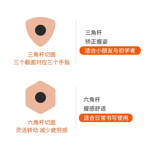 Marco Marco HB/2B Exam Exam Exam Special Special School Детский детский детский сад треугольник треугольник кольцо кольца шестнадцатеричный кольцо наброски инструментов.