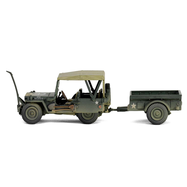 Fov1/64 American Willis Jeep Four-Wheel Drive Off-Road Vehicle Finished Alloy Model in Stock
