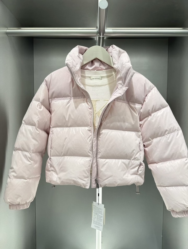 Ck Jeans Genuine Product from the Store 2025 Winter New Women's 90% Duck down Stand Collar Short down Jacket 47E515G