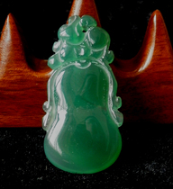 Number 0808022 Natural Emerald Green Agate Color Emerald Green Jade Pendant Pendant Pendant Pendant pendant