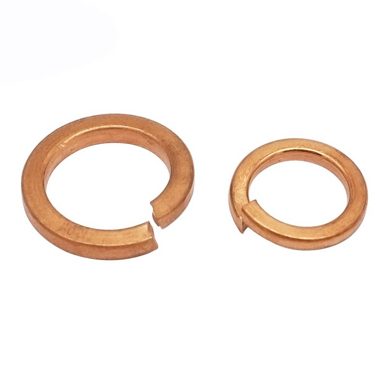 Brass elastic cushion M2 ~ M16 phosphorus bronze spring gasket opening elastic gasket mesocumin copper opening Huaji