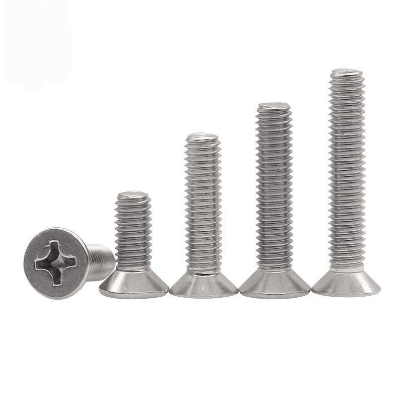 316 Stainless Steel Cross Countersunk Head Screws M1 6M2M2 5M3M4M5M6 Cross Flat Head Machine Screws GB819