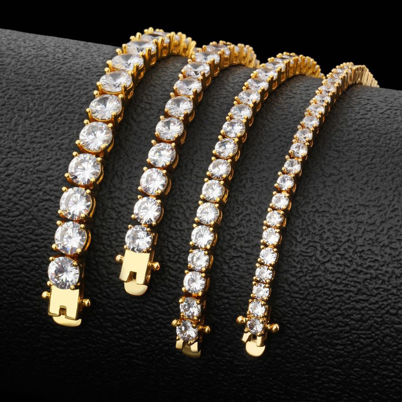 S925 Silver Moissanite Bracelet with Diamond Tester, Single-Row D-Color Tennis Chain Necklace, Light Luxury Sweater Chain