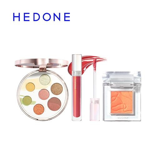 Гедоновская праздничная плита тени+глазурь для губ+внутренняя драма румяна румяна