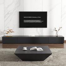 Nordic TV cabinet coffee table combination modern simple small apartment living room set TV cabinet bedroom simple cabinet