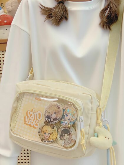 Purple Small Crossbody Bag for Girls, Cute Daily Shoulder Bag for Girls, Stylish Student Bag for Middle School Students
