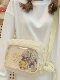 Purple Small Crossbody Bag for Girls, Cute Daily Shoulder Bag for Girls, Stylish Student Bag for Middle School Students
