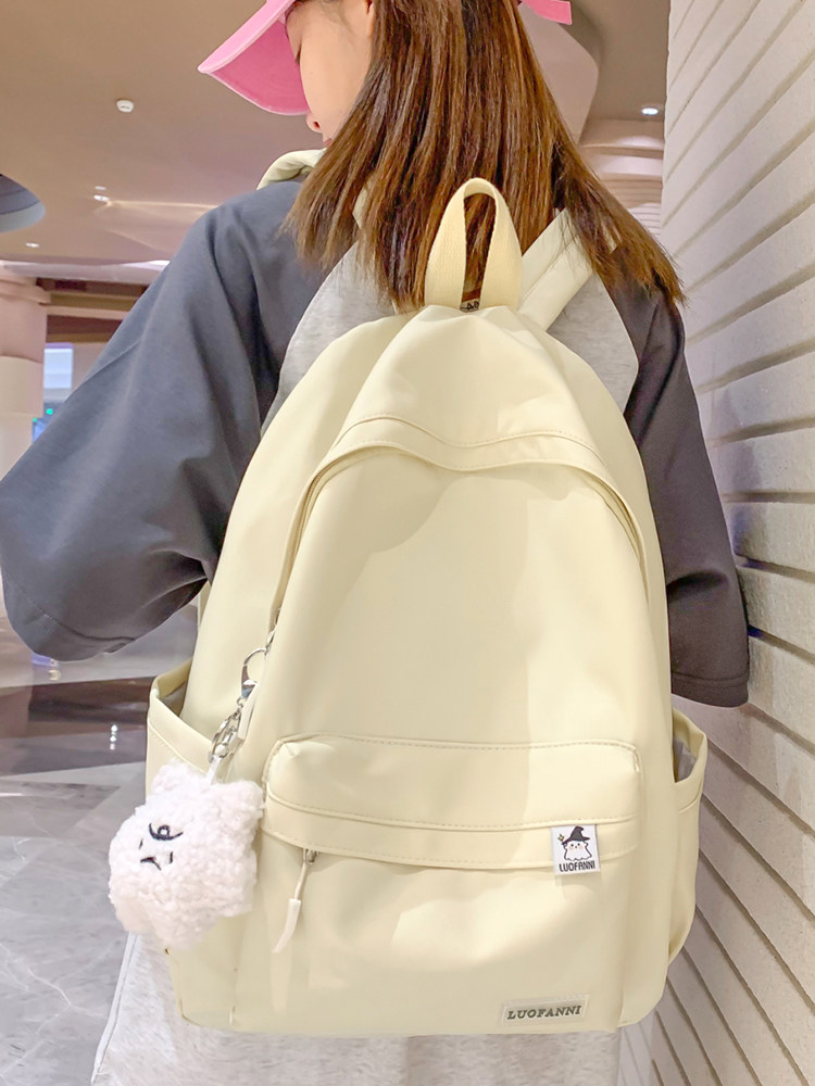 School Bags for Junior High School Girls, High School Students, Female College Students, 2025 New Style Backpacks, Ins Style, High-Looking, Niche Shoulder Bags