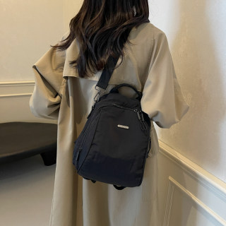 Korean Style Small Backpack for Girls, Casual and Versatile, High-Looking Backpack for Travel, Lightweight, Double Shoulder, Single Shoulder, Crossbody, Handbag