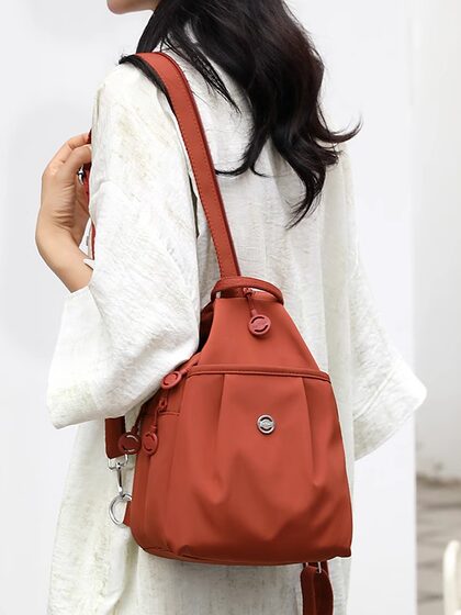 Backpack for Women 2026 New Fashion Lightweight Women's Cloth Bag Travel Canvas Small Backpack Cloth Bag Travel Shoulder Bag