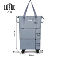 Синяя трехслойная ротация [молчаливая и колесная разборка, расширение 38 см] [Транспортное страхование за проезд]]