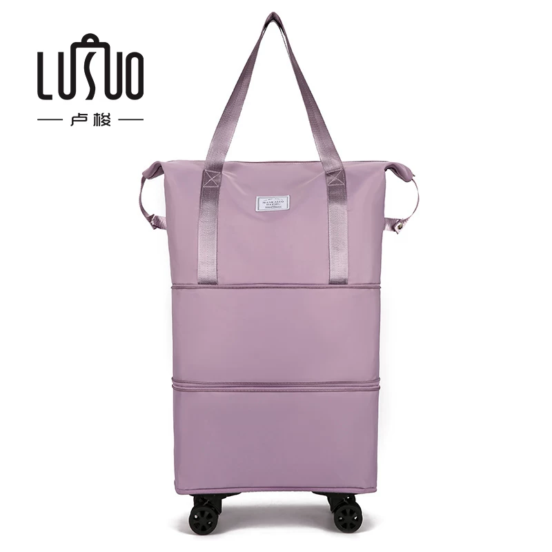 Universal capacious travel bag, folding suitcase, storage box, storage bag