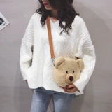 Сумка для телефона, плюшевая японская кукла, милая сумка на одно плечо, рюкзак, с медвежатами, 2020, новая коллекция, популярно в интернете