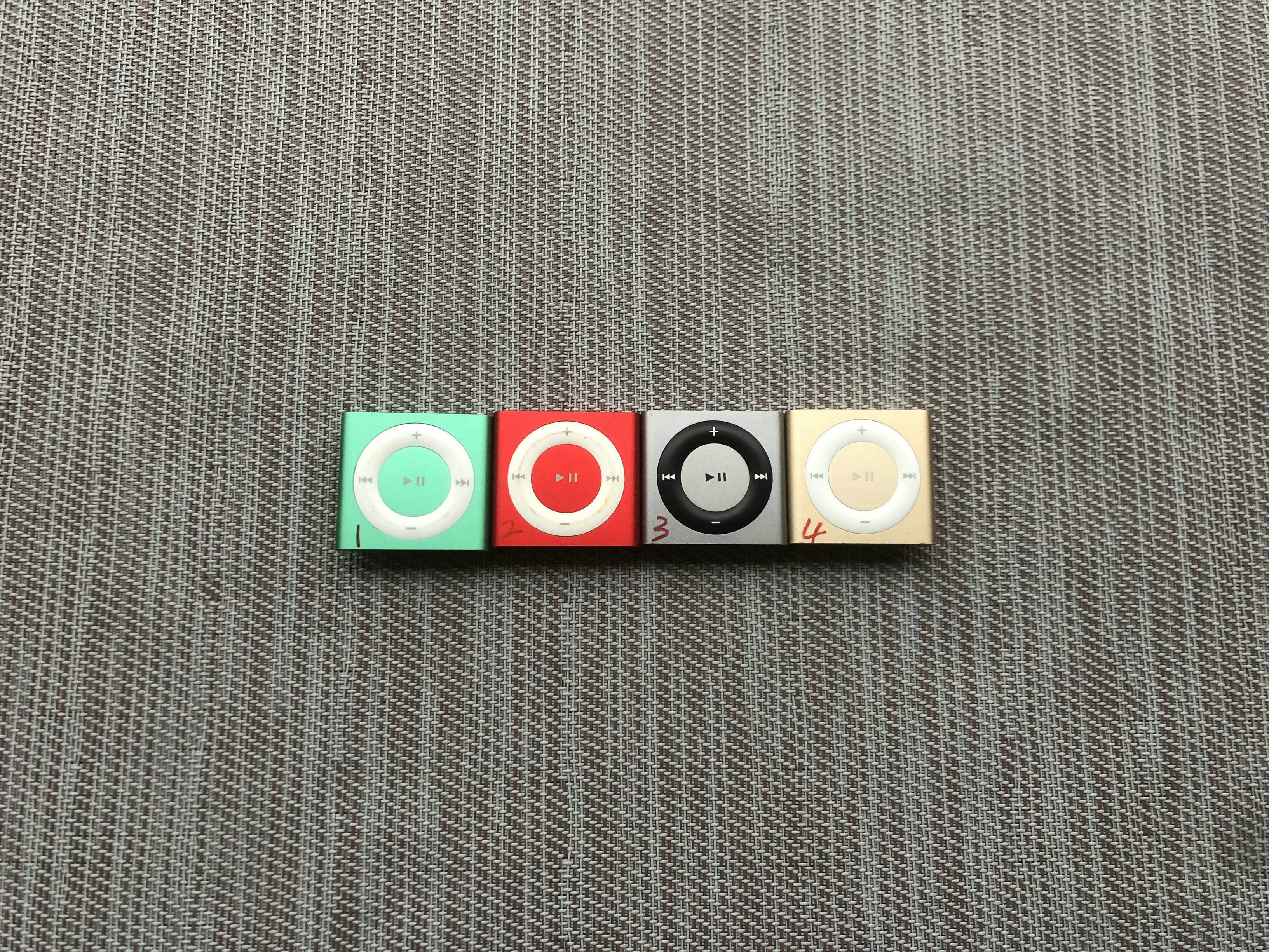 ipod shuffle 4 generation 7 generation 8 generation Apple Clip MP3 player used function good