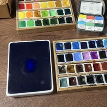 Therapy Heritage Series Artist Grade Giant Solid Porcelain Plate Solid Watercolor