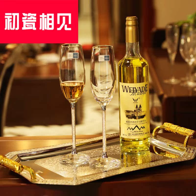 Porcelain meet each other at the beginning of the creative stainless steel rectangular water tray parts relate otoscope tableware household adornment circular plate