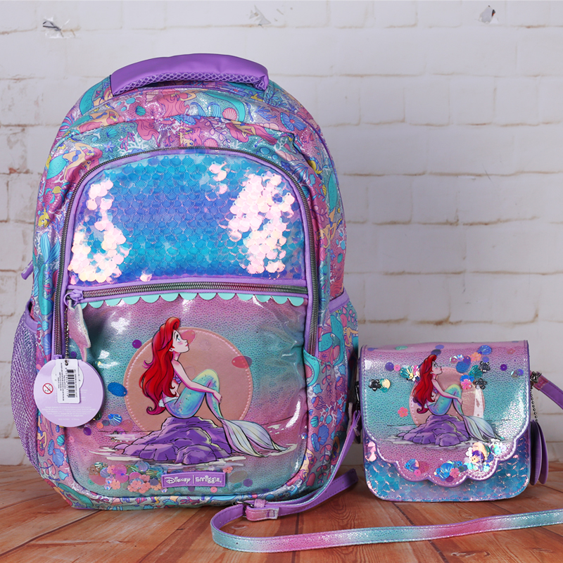 Special offer direct mail spot Australian smiggle stationery student mermaid schoolbag Messenger bag wash bag