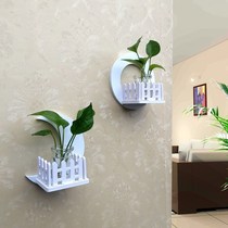 Shang wall shelf Wall flower stand hydroponic plant wall wall decoration bedroom living room glass flower pot vase