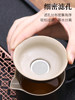 Black Pottery Japanese-Style Kung Fu Tea Set, 2025 New Model, High-End Luxury for Home and Office Tea Drinking Set
